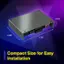 "KAC-BSS C - UA KENWOOD KEN 2-1/16" 6-5/8" 9-3/4" Compact Size for Easy Installation"