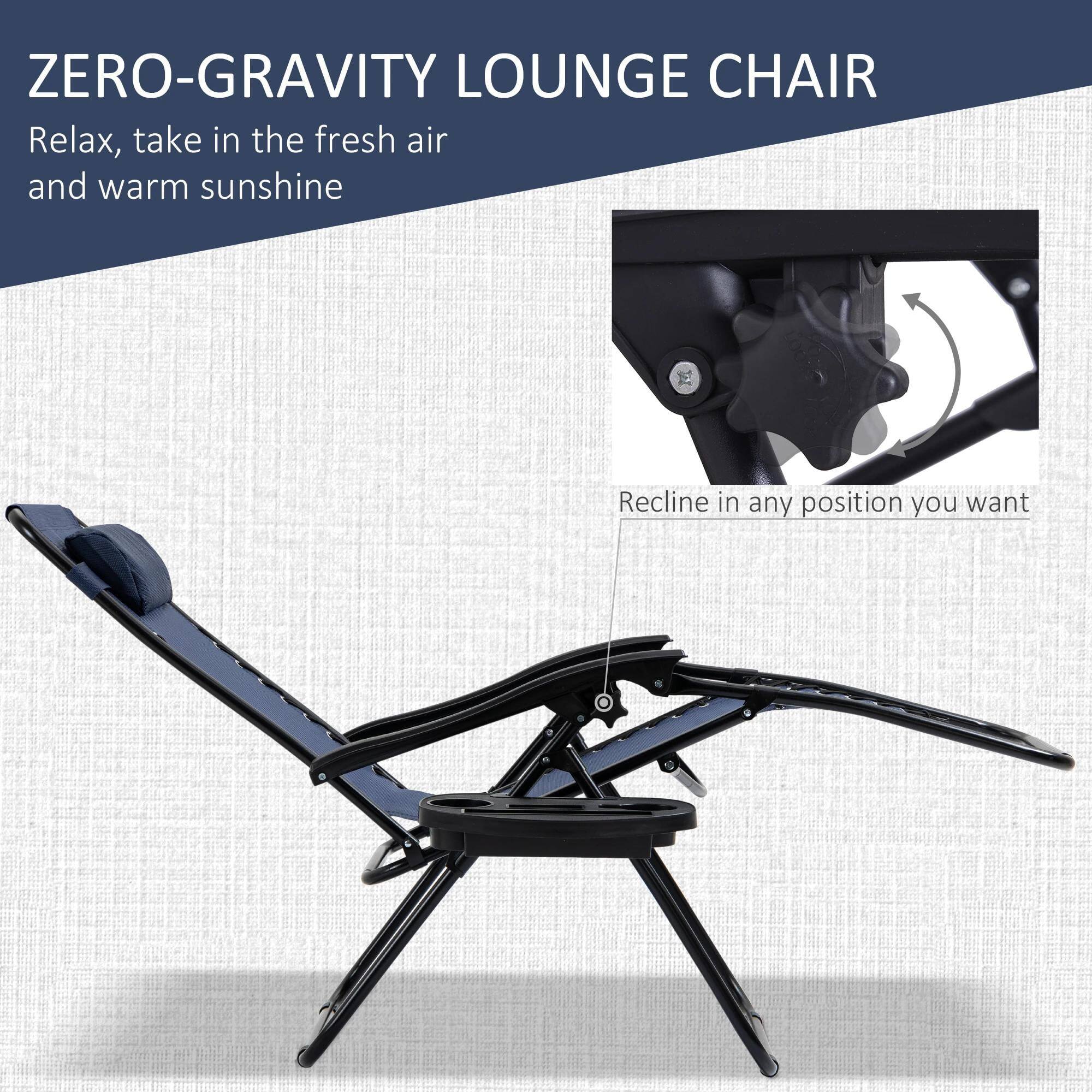 ZERO-GRAVITY LOUNGE CHAIR

Relax, take in the fresh air and warm sunshine

Recline in any position you want