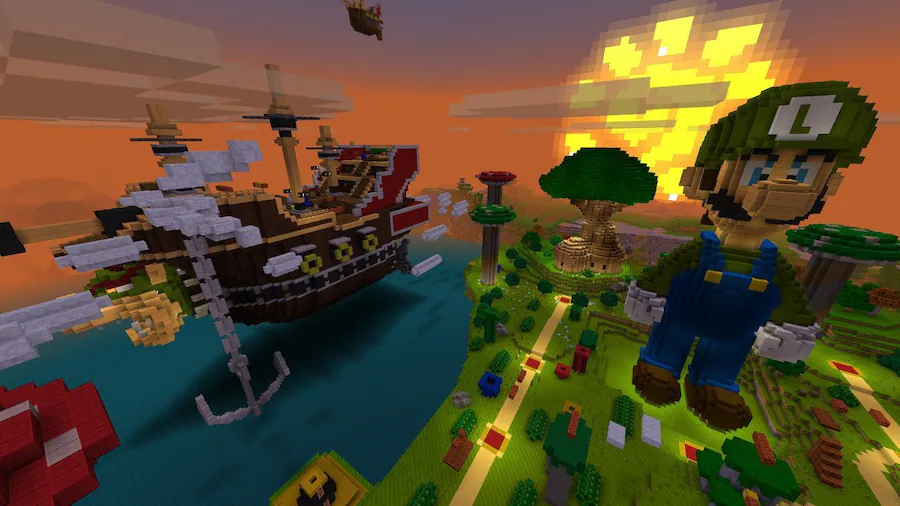 Minecraft Nintendo Switch Includes Super Mario Mash Up USA Version ...