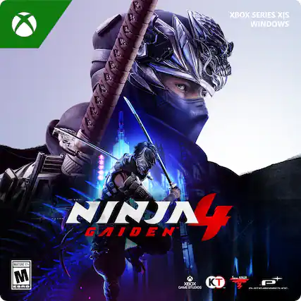 XBOX SERIES X|S WINDOWS
NINJA GAIDEN
MATURE 17+
ESRB
GAME STUDIOS
KT
Team NINJA
PLATINUMGAMES INC.
CLOTHING00E0.E - M (Mature 17+)