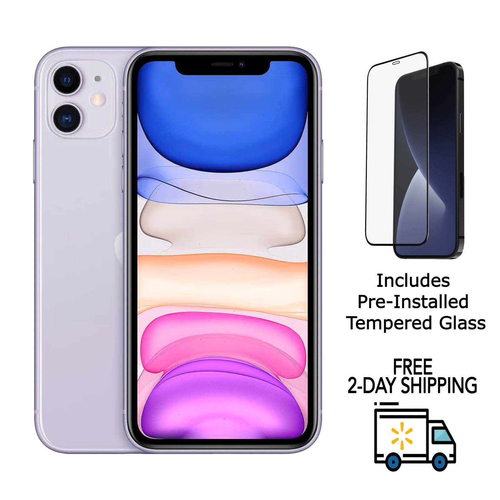 Includes Pre-Installed Tempered Glass  
FREE 2-DAY SHIPPING