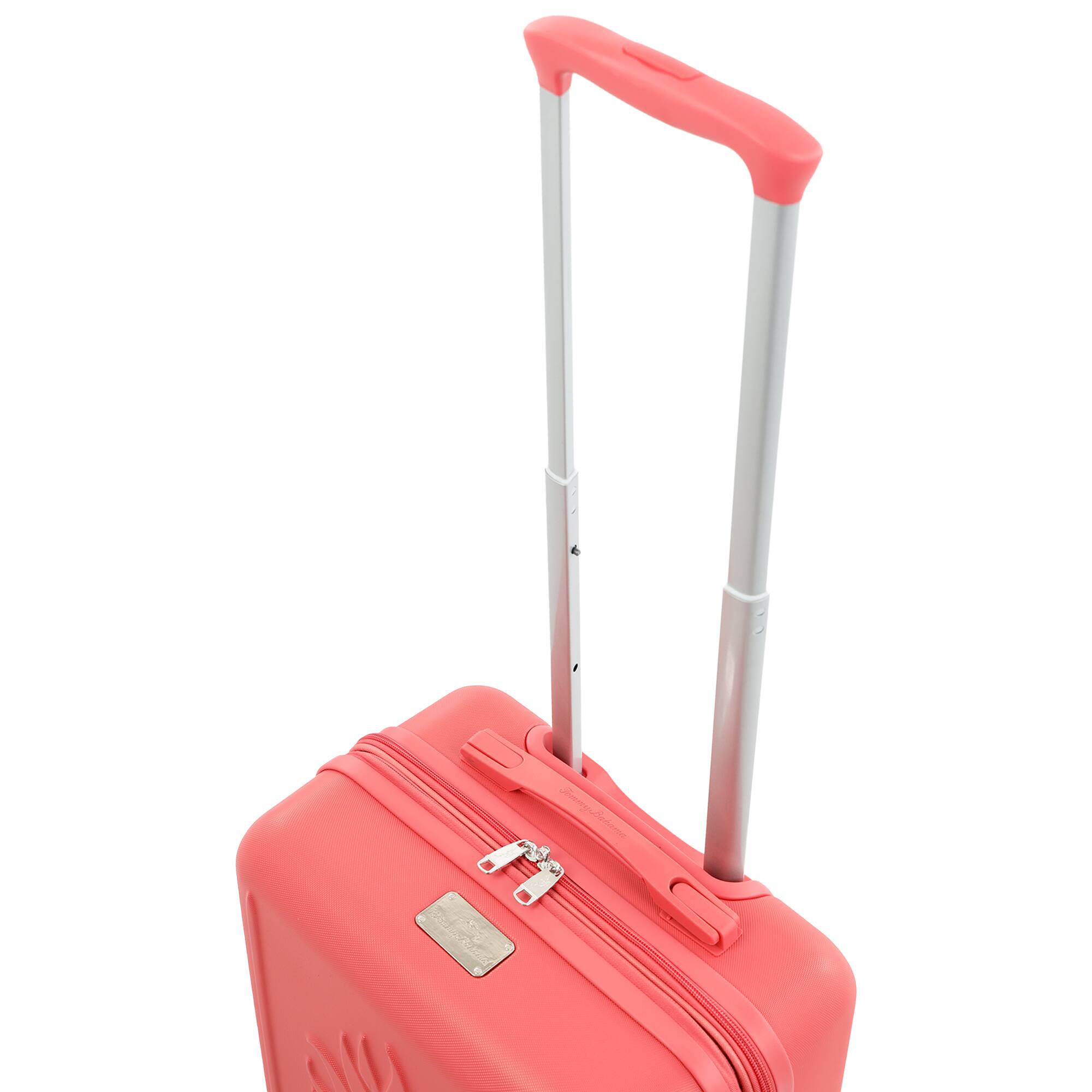 Alt View 1. Tommy Bahama - 26" Hardside Spinner Luggage with 3D Pineapple - Pink.