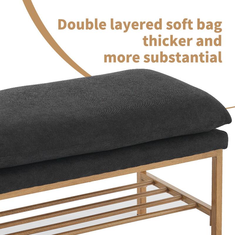 Double layered soft bag thicker and more substantial