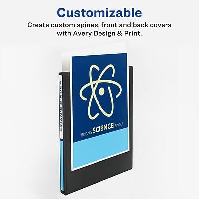Customizable  
Create custom spines, front and back covers with Avery Design & Print.  

Brian's Science Reader