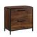 Front. Sauder - Nova Loft 2-Drawer Lateral File Cabinet - Brown.