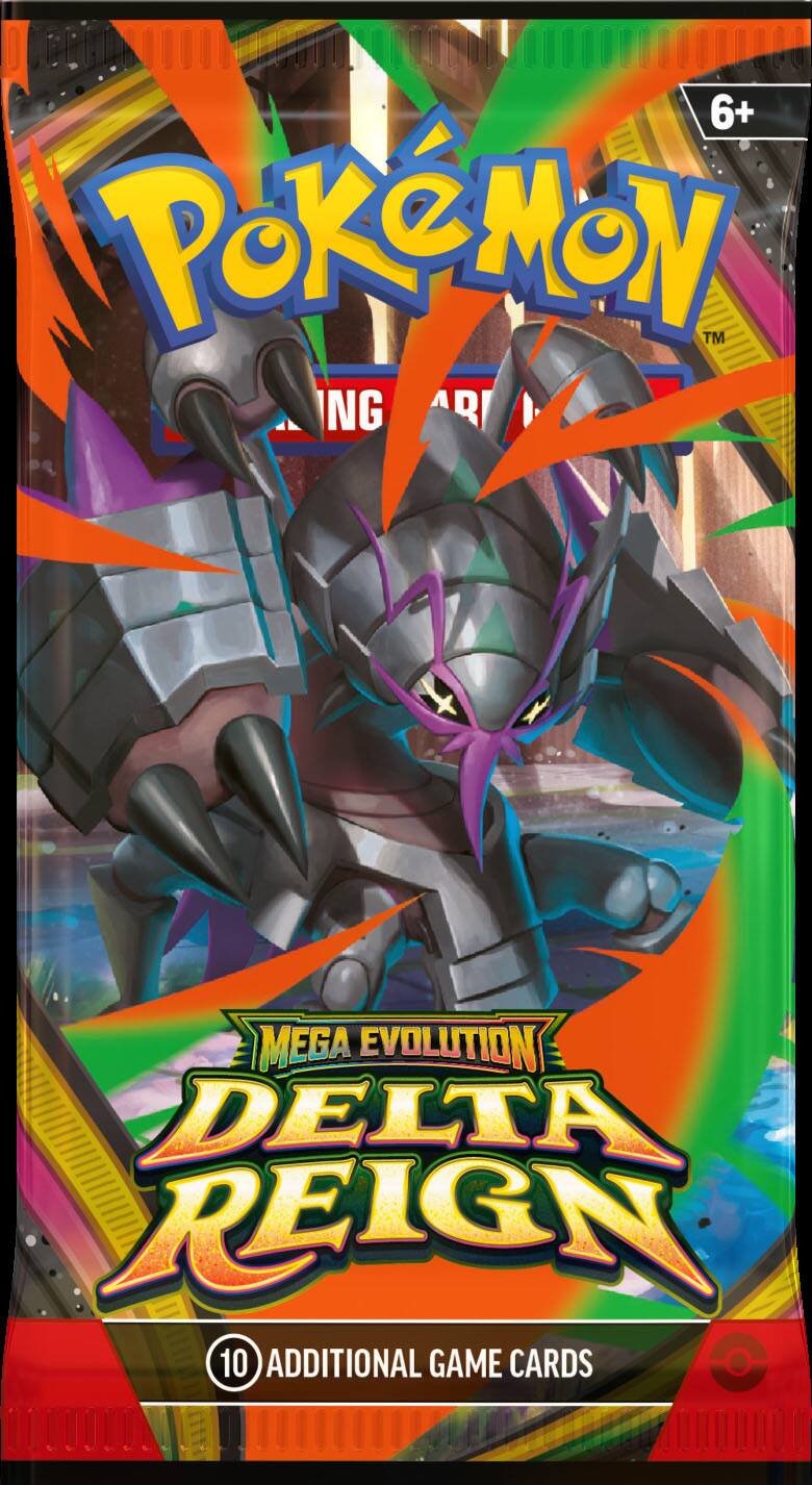 6+ Pokémon™ NG
Mega Evolution Delta Reign
10 Additional Game Cards