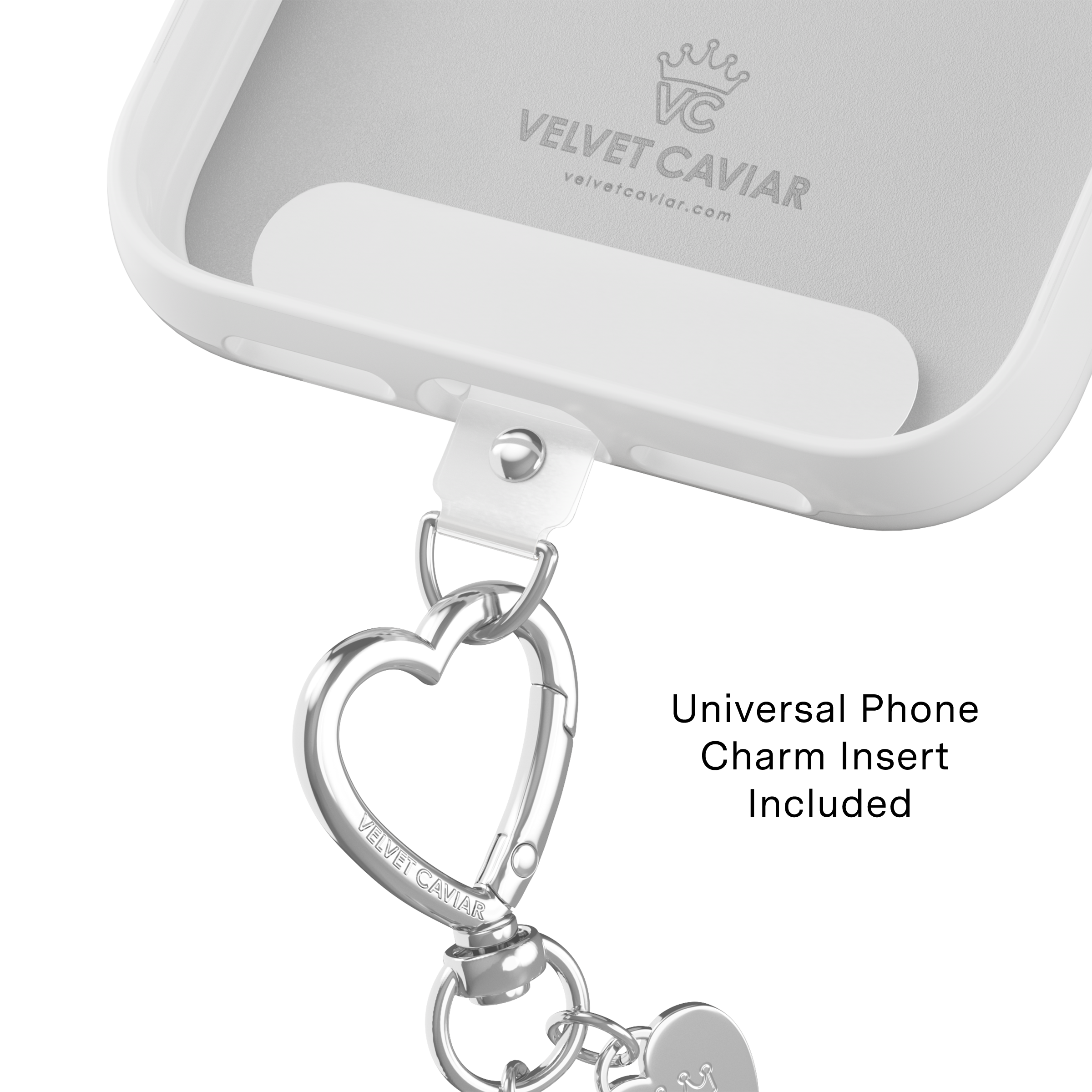 VELVET CAVIAR  
velvetcaviar.com  
Universal Phone Charm Insert Included
