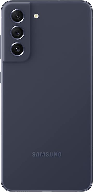 Angle. Samsung - Samsung Galaxy S21 FE 5G G990U (Fully Unlocked) 128GB - Navy Blue.