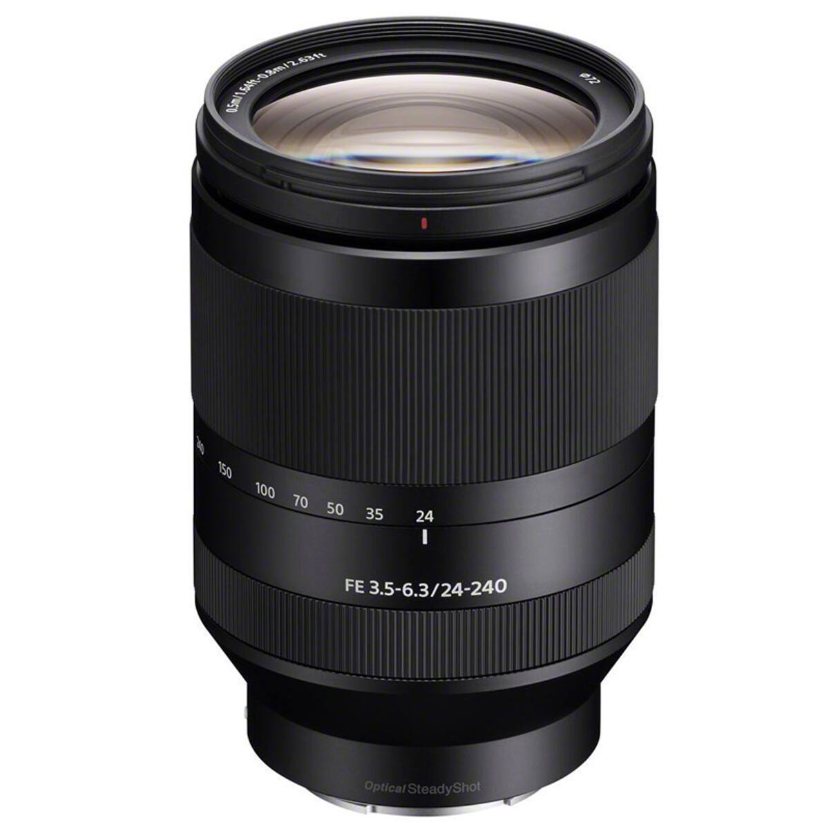 05m/1.54ft-0.2m/2.63ft

72

150 100 70 50 35

24

FE 3.5-6.3/24-240

Optical SteadyShot