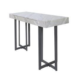 Furniture of America - Vasket Contemporary Metal 1-Drawer Sofa Table - Gray