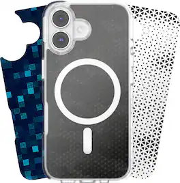 Looks iPhone 16 Swappable Graphic Case Inserts (3 per pack) - compatible w/ PopSockets PopCase only - Geo Bundle