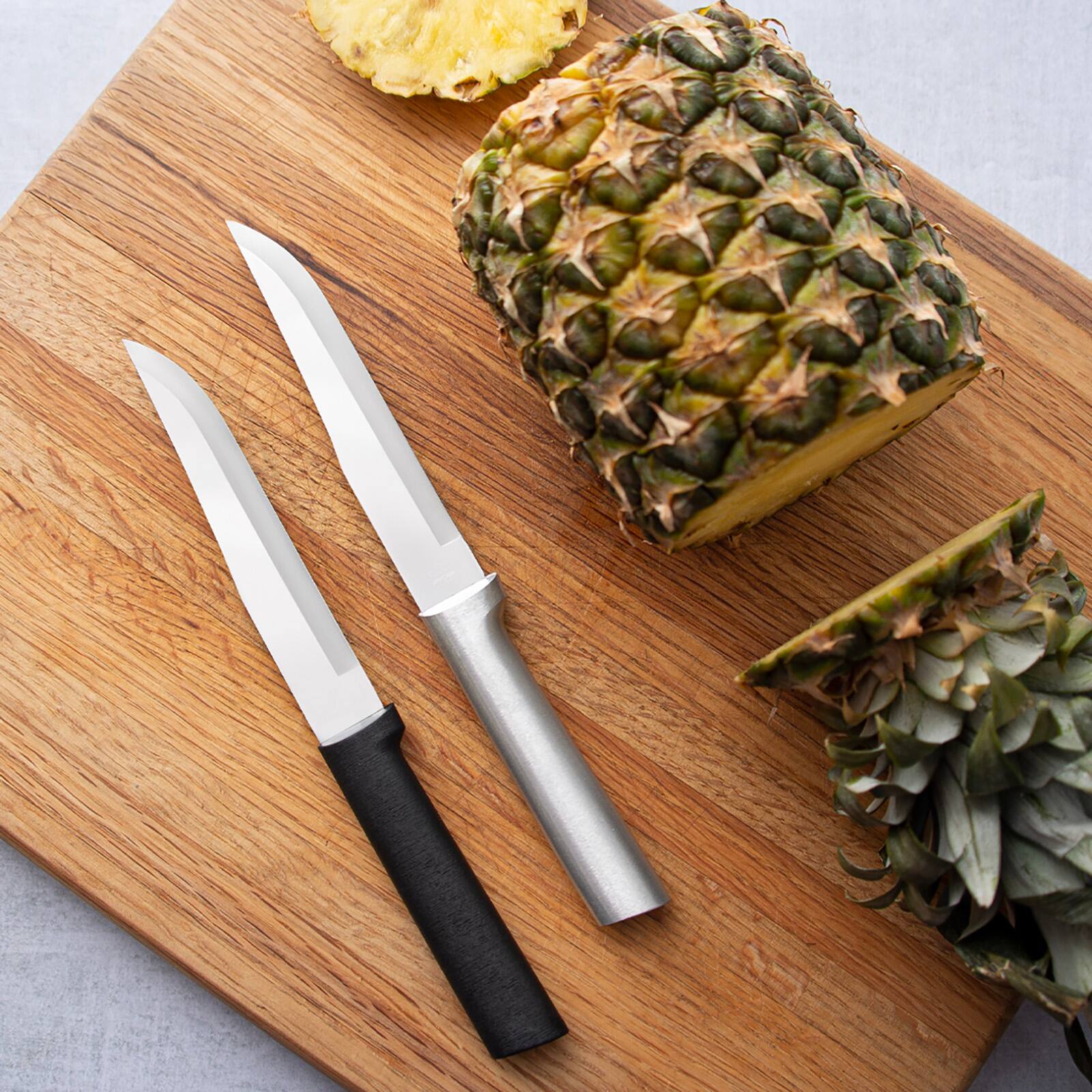 Alt View 1. Rada - Cutlery 5.375-Inch Stubby Butcher Knife, Black Handle - Black.