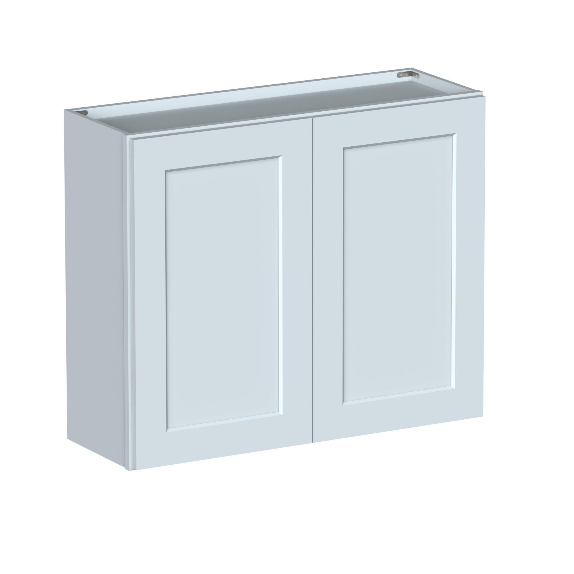 Alt View 1. Boyel Living - 36in.W x12in.D x30in.H Dove Gray WALL CABINET Fully assembled Cabinet With Two HDF Doors - Gray.