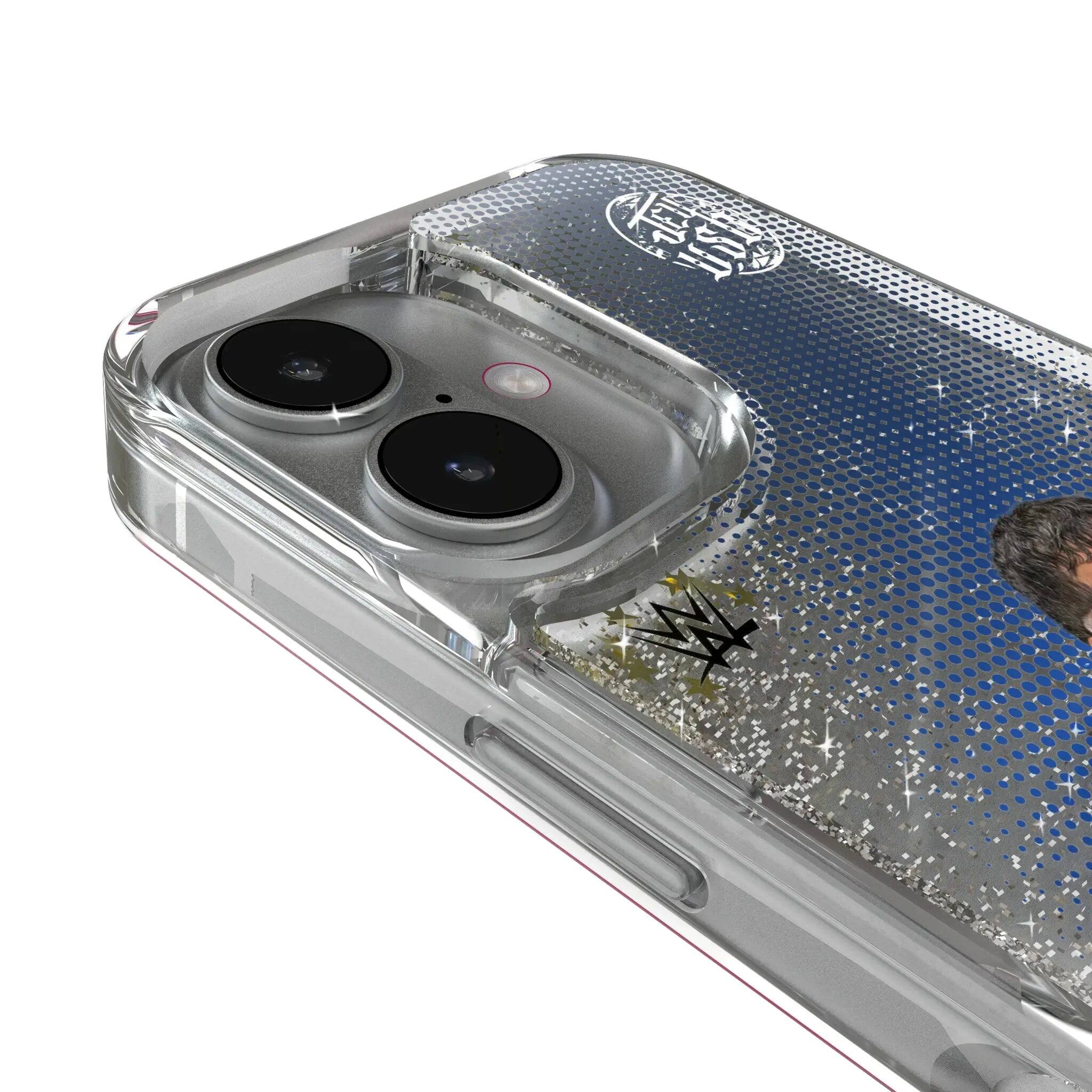 Left. Keyscaper - WWE Superstar Glitter Phone Case - Apple iPhone 15 Pro Max - Jey Uso.