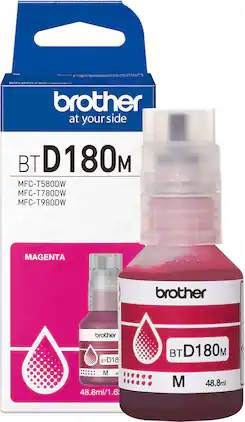 Brother - Genuine BTD180M High-Yield Magenta Ink Bottle