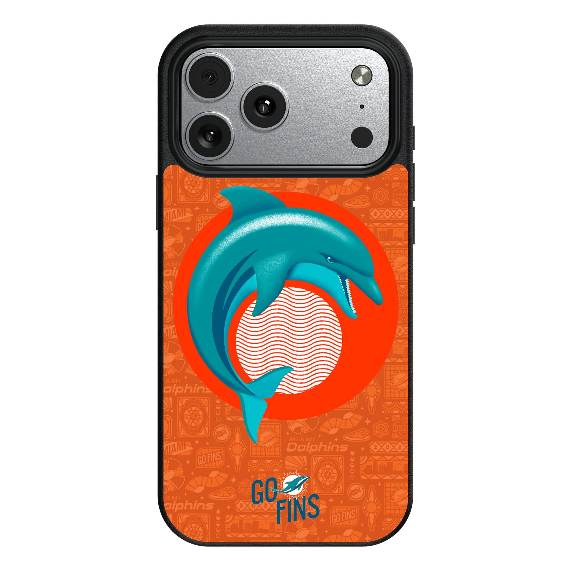 Keyscaper - NFL - Miami Dolphins iPhone Magnetic Bump Case - 17 Pro - Black price history on PriceWatchPro