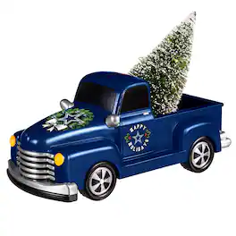 Evergreen Enterprises - Dallas Cowboys 9" Holiday Rally Truck LED Statue - Multicolor