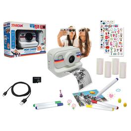 Lexibook - Starcam® Print. instant printer camera with 1.3M sensor. SD card and photo personalisation kit