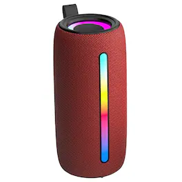 RCA - 5W Bluetooth Speaker, TWS, Sound FX, USB/microSD/Aux, FM, 6 Hr Play Time - Red
