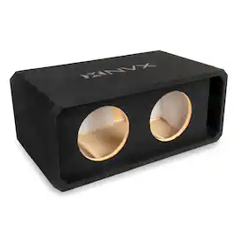 NVX - NE82P Dual 8" Slot Ported 3/4" MDF Subwoofer Enclosure