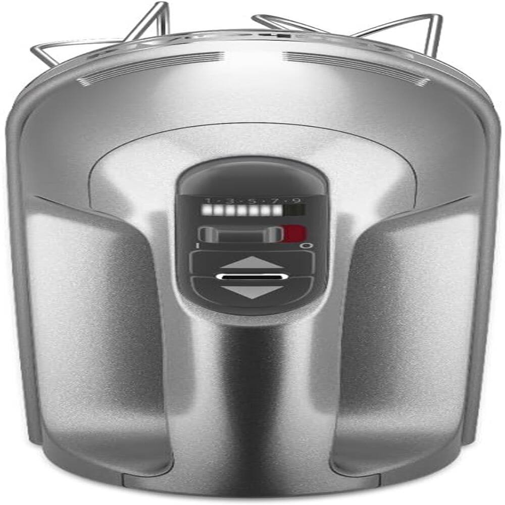 Angle. ACJPR - 9-Speed Digital Hand Mixer – Turbo Beater II, Pro Whisk, Contour Silver - Contour Silver.