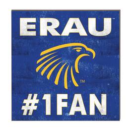 Jardine - Embry-Riddle Eagles 10" x 10" #1 Fan Plaque - Blue