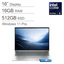 HP - Upgraded - ProBook 4 G1i 16'' FHD+ Business AI PC Laptop - Intel Core Ultra5 225U - 16GB RAM - 512GB SSD - Backlit - Windows 11 Pro - Silver