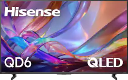 Hisense - 43" Class QD6 Hi-QLED Series 4K UHD Smart Roku TV (2026)