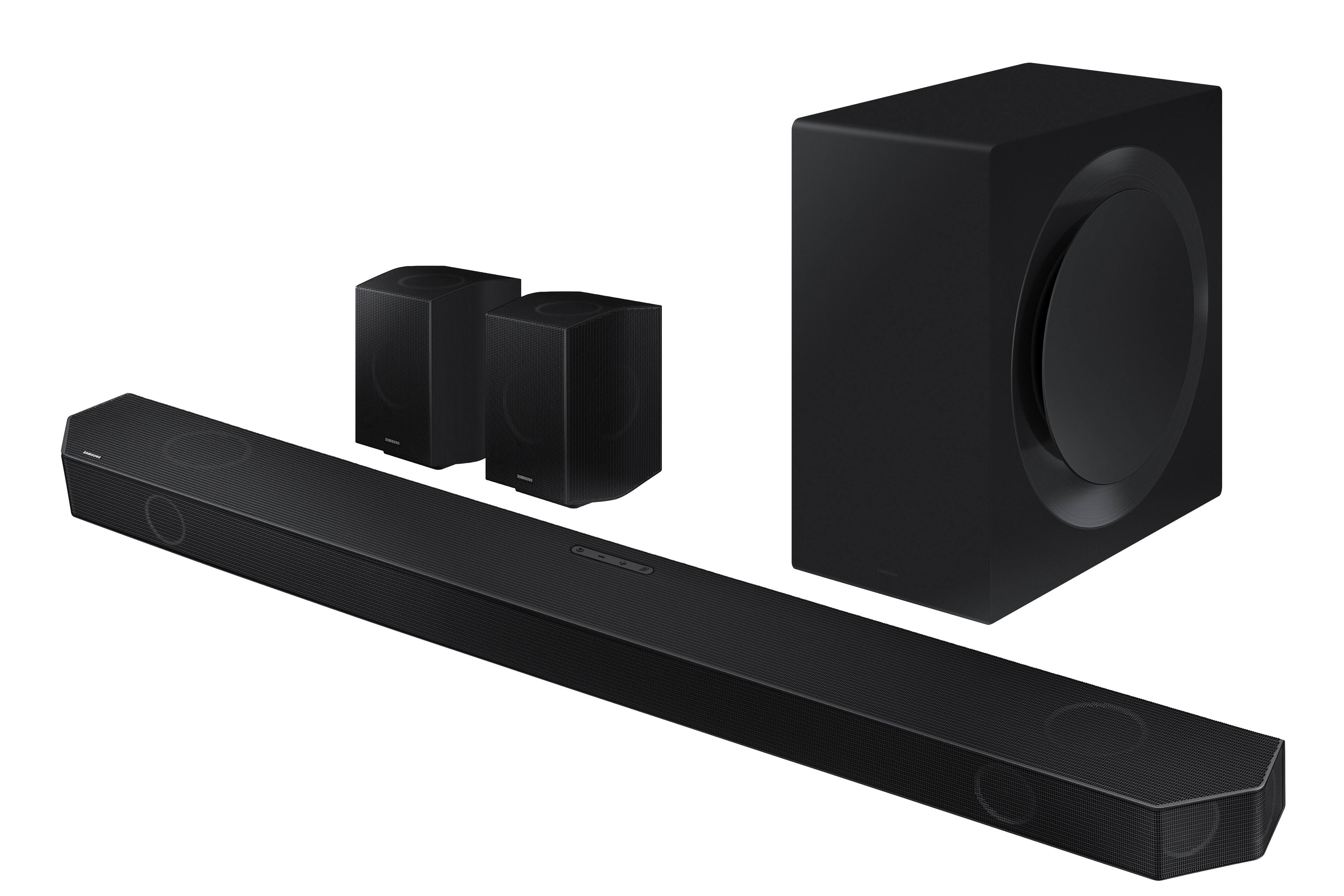 Alt View 11. Samsung - HW-Q990B 11.1.4ch Soundbar with Wireless Dolby Atmos / DTS:X and Rear Speakers - Black.