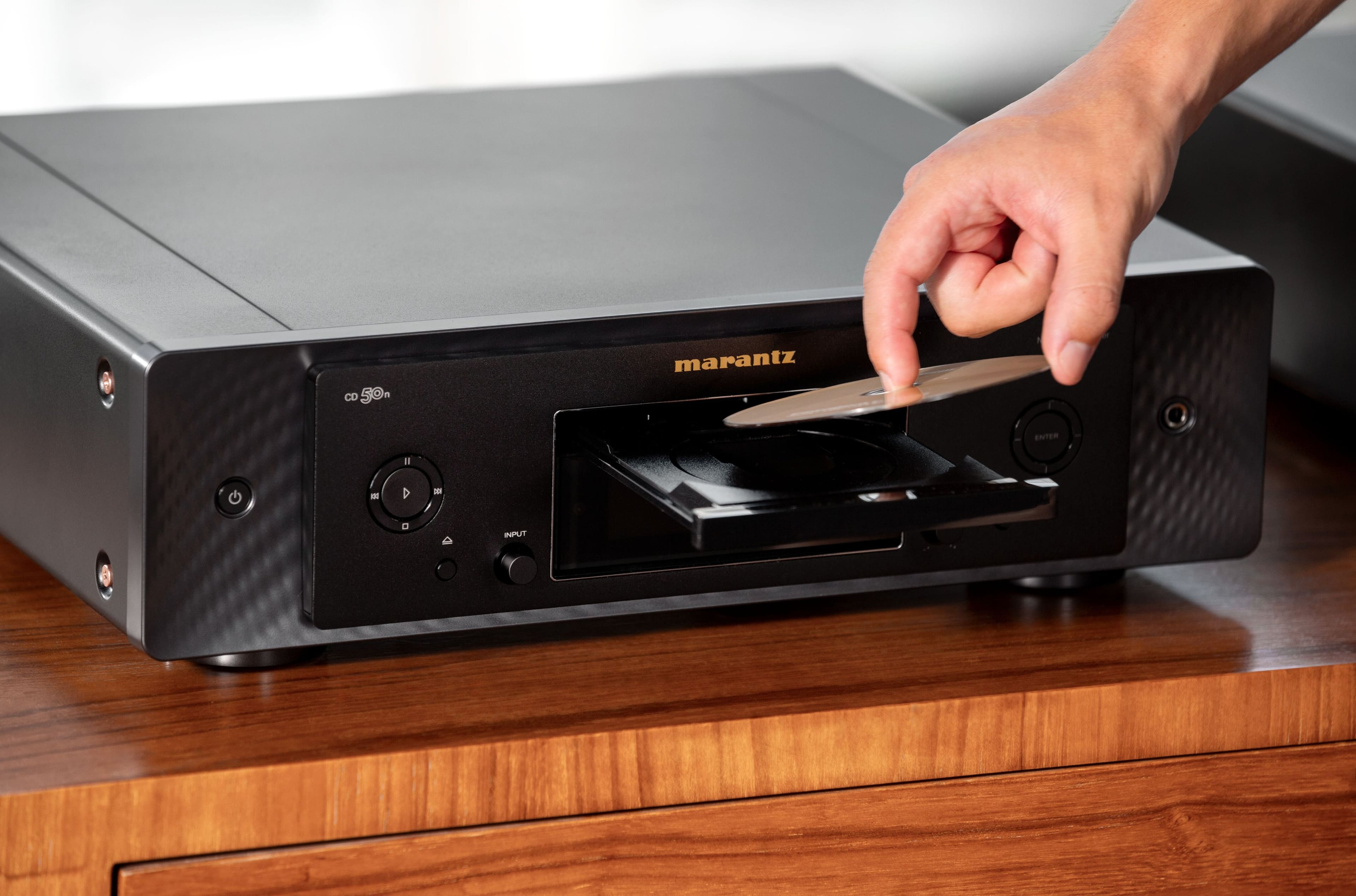Alt View 11. Marantz - CD 50n CD Player - Black.