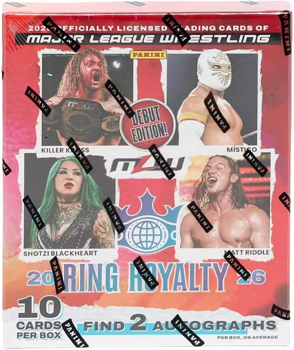 2026 Panini Ring Royalty Major League Wrestling Hobby Trading Card Box (2 Autographs Per Box) price history on PriceWatchPro