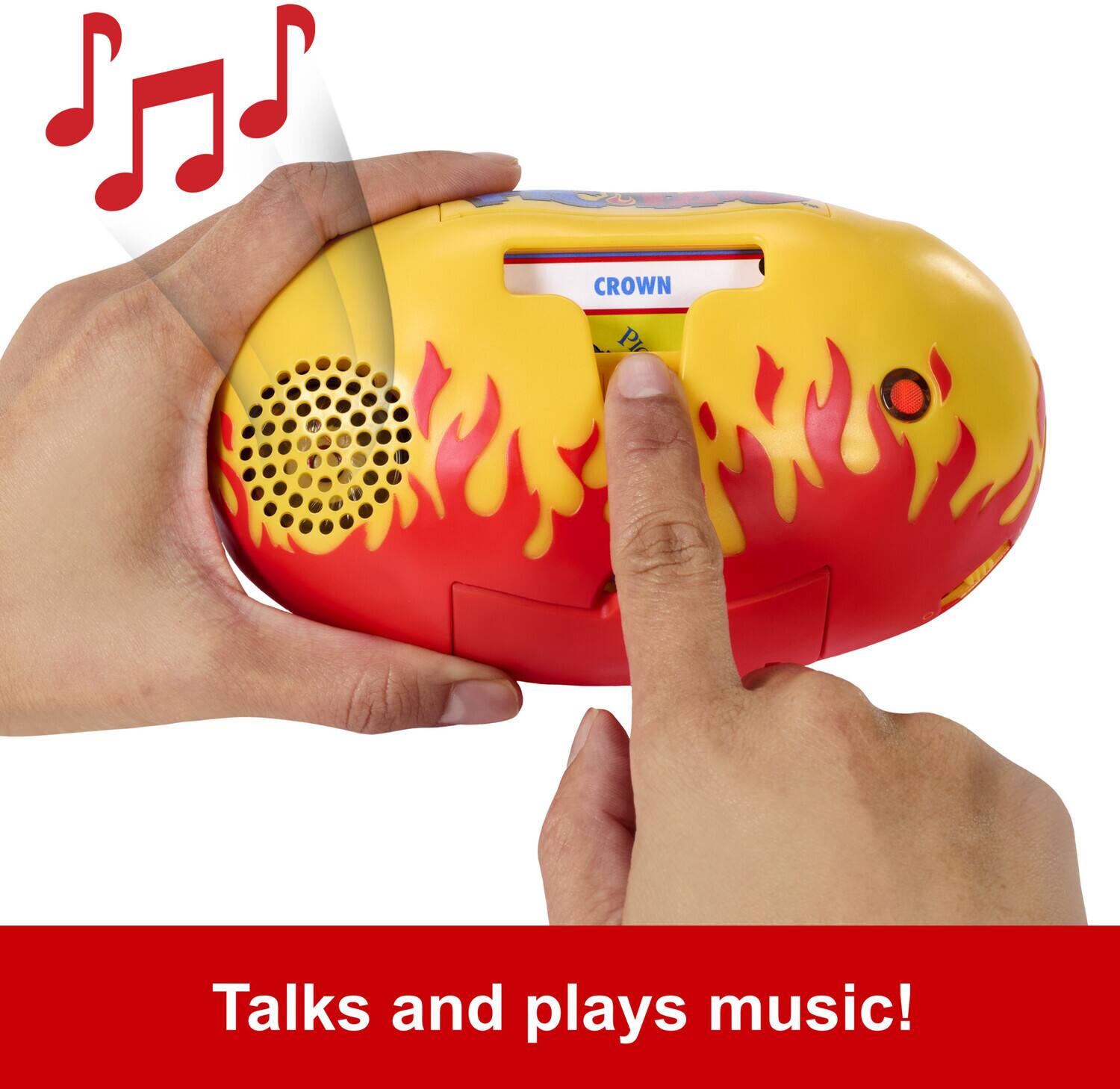 CROWN Talks and plays music!