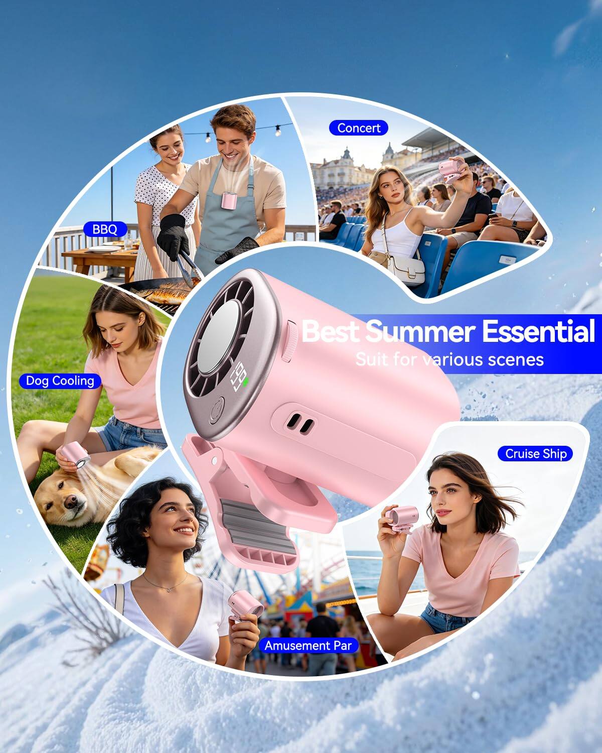 Concert BBQ Dog Cooling 199 Best Summer Essential Suit for various scenes Cruise Ship Amusement Park