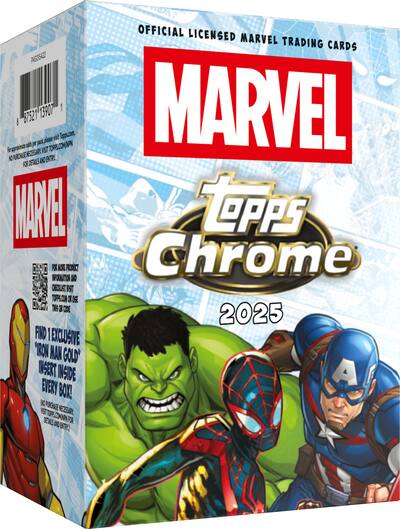 topps chrome marvel booster box 2025 Deadpool Blaster Each hobby box contains multiple packs loaded with base cards Topps Chrome Marvel Booster Box
