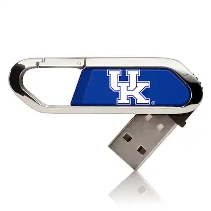 Front. Keyscaper - Kentucky Wildcats 16GB Clip USB Flash Drive - Multicolor.