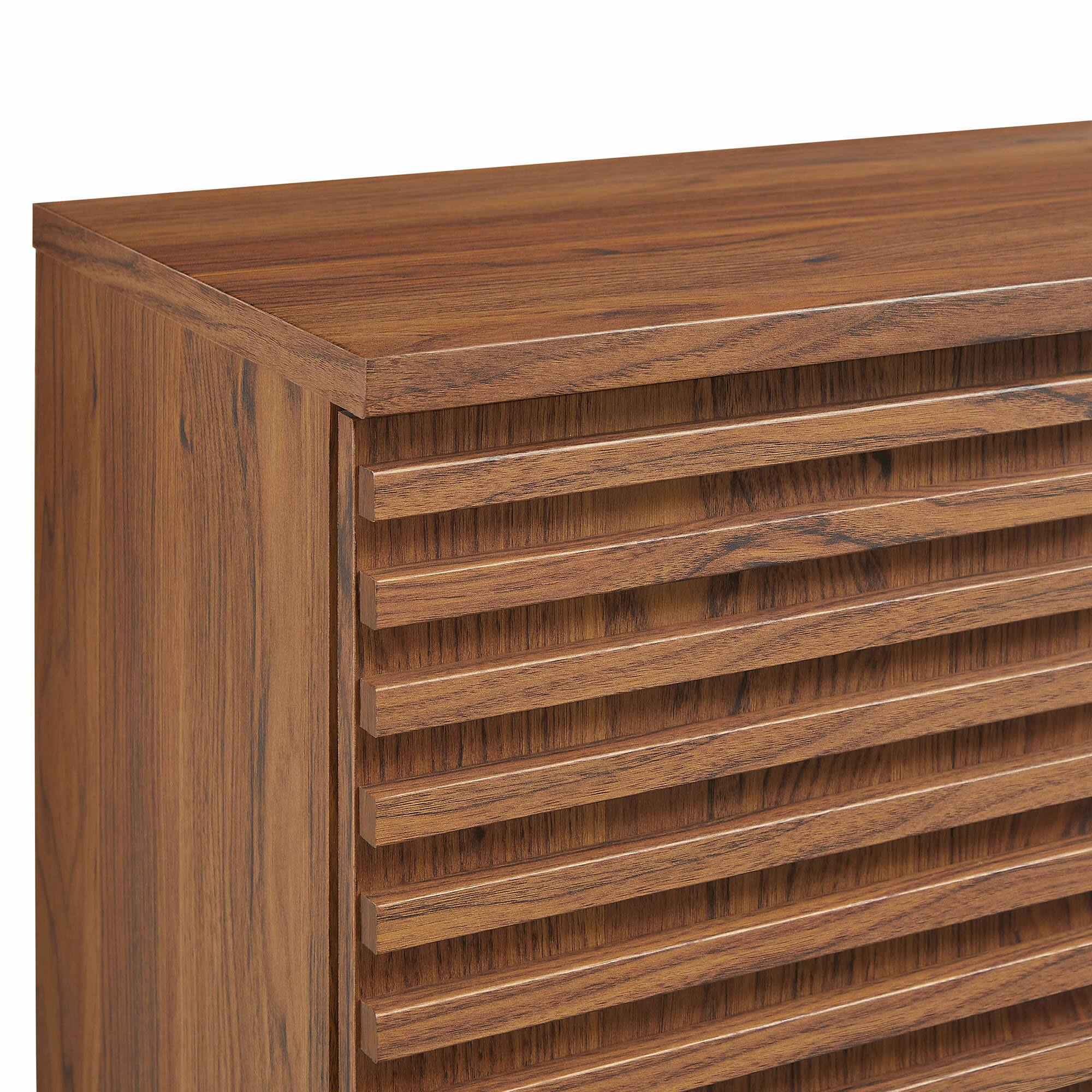 Alt View 5. Modway - Render Wall Mounted Bathroom Cabinet by Modway - Walnut.