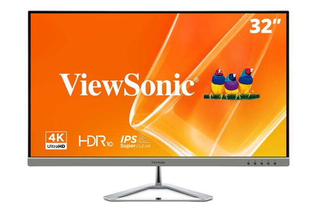 32" ViewSonic 4K HDR10 IPS UltraHD SuperCLEAR
