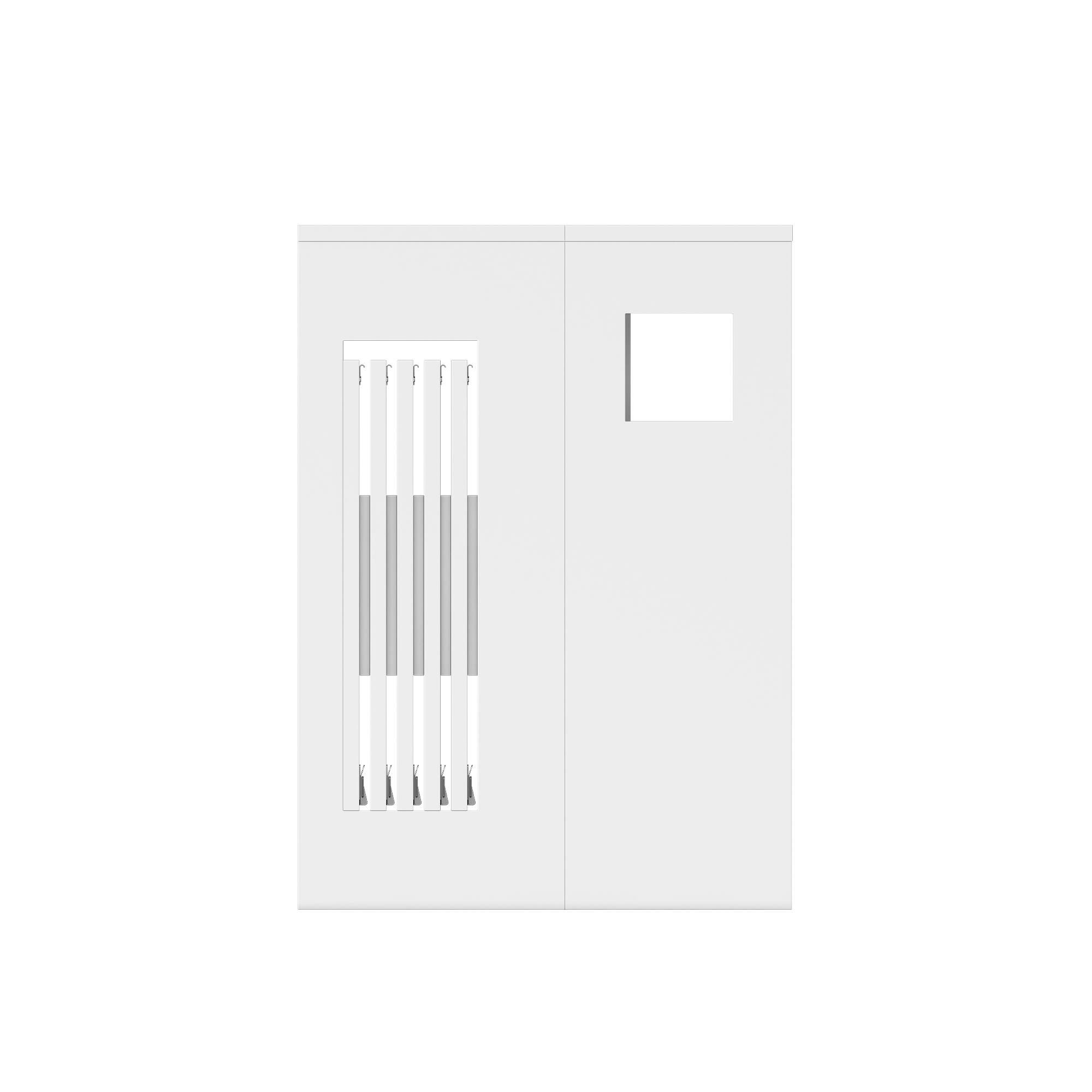 Back. Famapy - Extendable Dining Table 120" Long, White Folding Sideboard for Small Spaces, Large Expandable Desk 10-12 People - White.