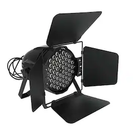 Topteng - 54 LED Stage Par Light - 110W DMX512 Uplight, Cool/Warm White, Sound/Auto Control, for DJ Disco Party & Wedding