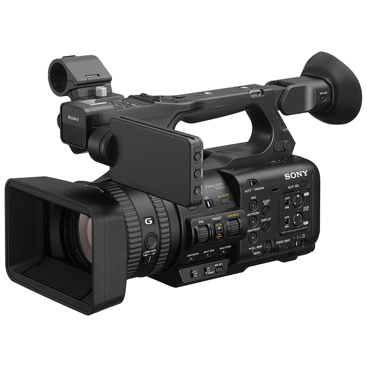 Sony - HXR-NX800 4K HDR 1" CMOS Sensor NXCAM Camcorder - Black