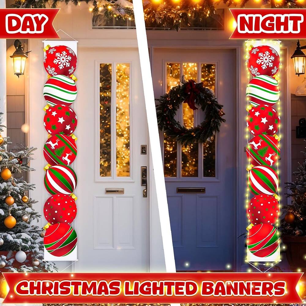 DAY  
NIGHT  

CHRISTMAS LIGHTED BANNERS