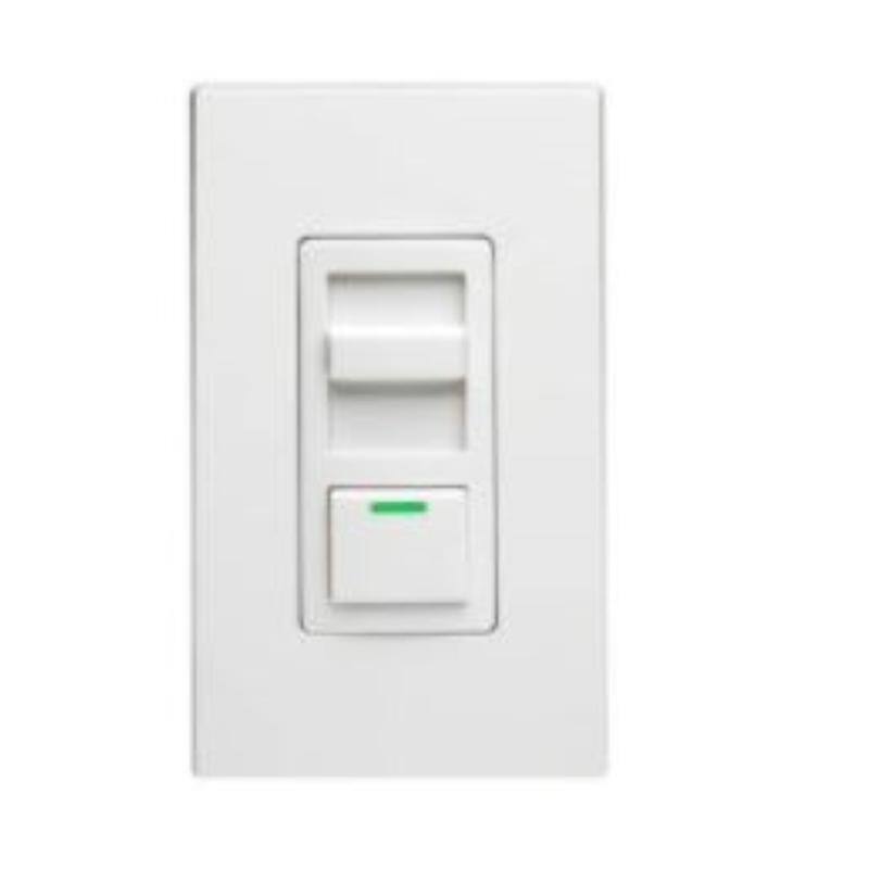 Angle. Leviton - Leviton White 450 W Slide Dimmer Slide Switch 1 pk - White.