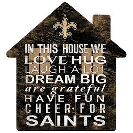 Fan Creations - New Orleans Saints 12'' Team House Sign - Multicolor