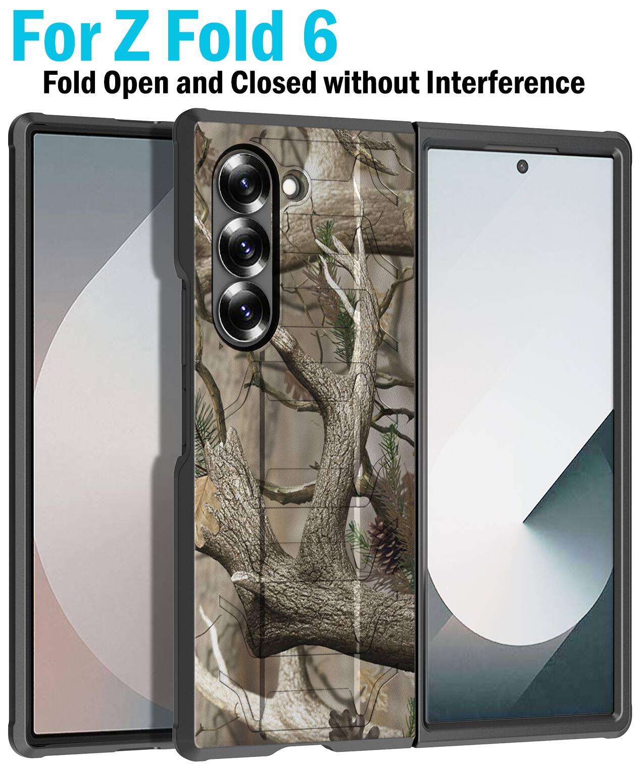 For Z Fold 6  
Fold Open and Closed without Interference