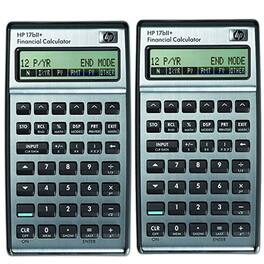 2x HP 17bII+ Financial Calculator 22-Digit LCD F2234A#ABA, Silver