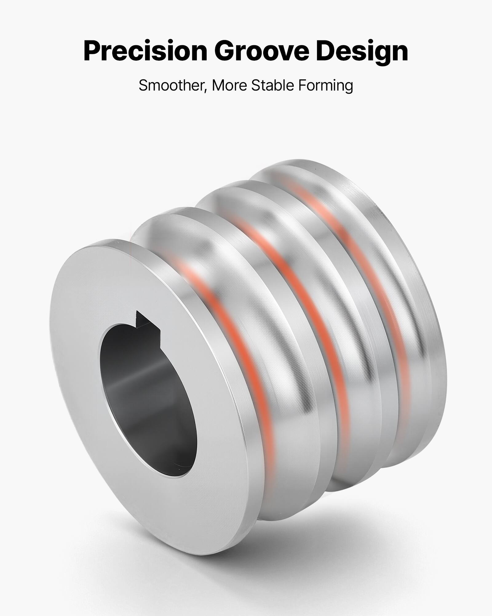 Precision Groove Design  
Smoother, More Stable Forming