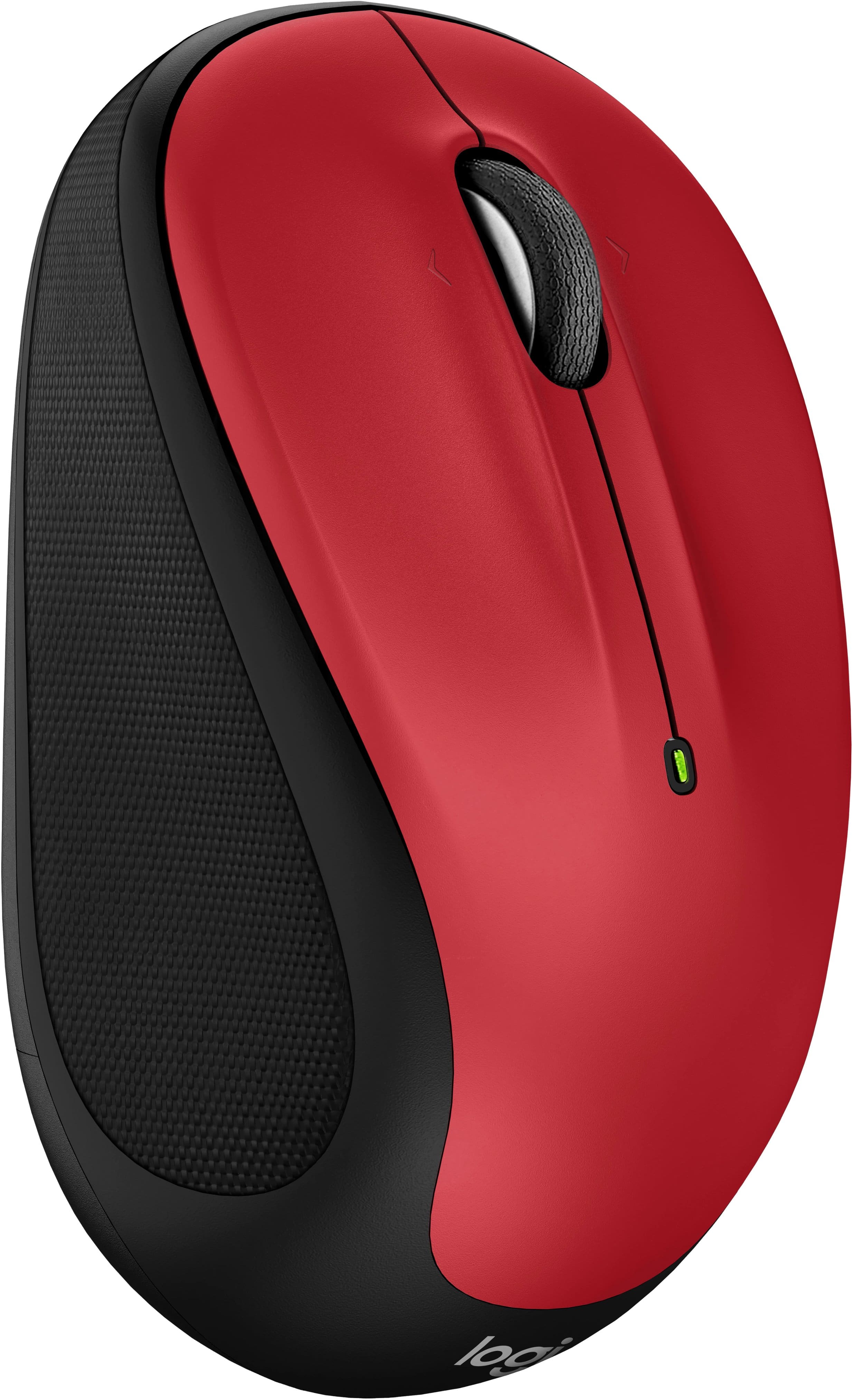 Alt View 5. Logitech - M325s Wireless Optical Compact Ambidextrous Mouse - Red.