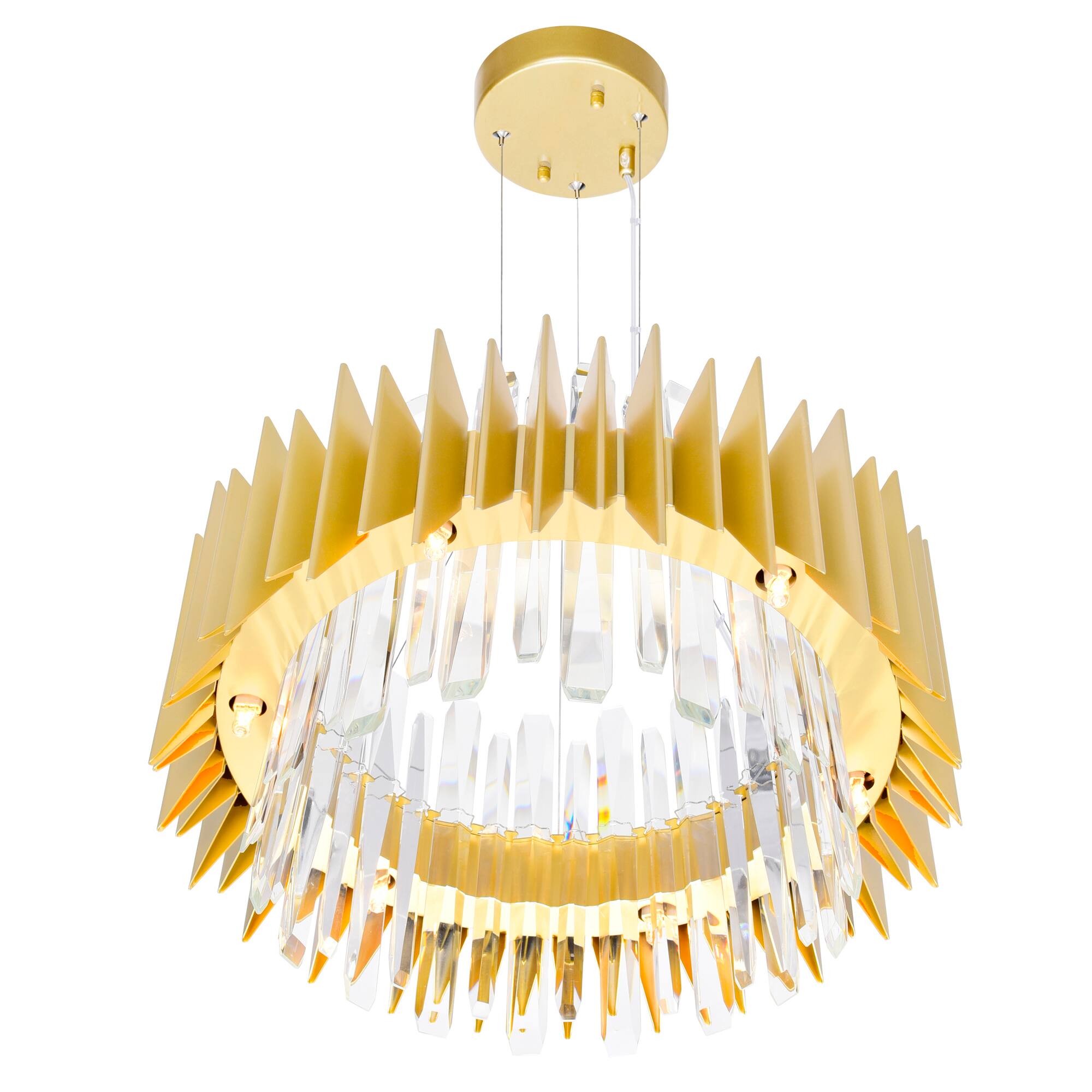 Angle. CWI Lighting - Cityscape 12 Light Chandelier With Satin Gold Finish - Satin Gold.