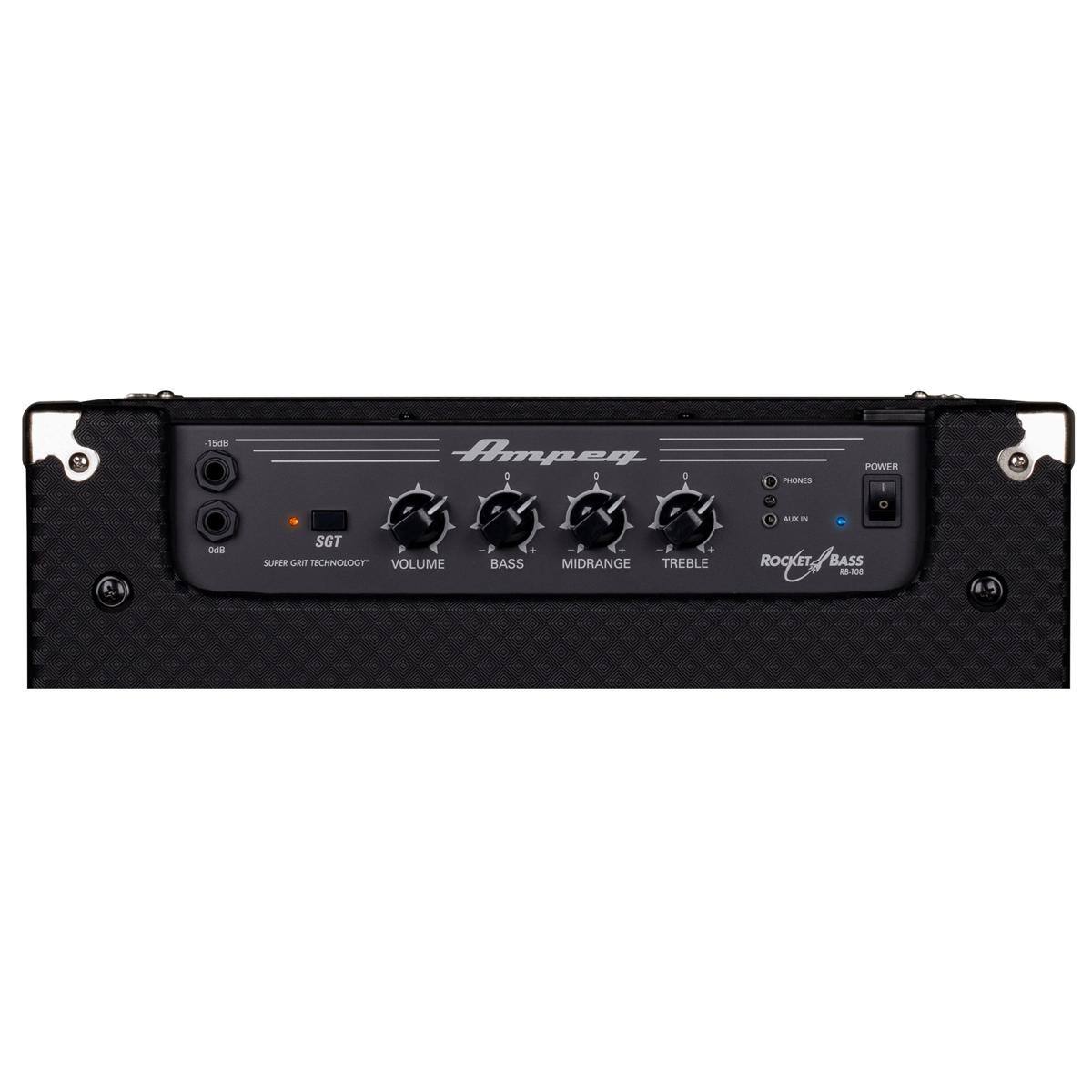 1500 Ampeg  
C  
PILNES POWER  
MS drs  
SGT  
SUPER c TECHNOLOGY  
VOLUME  
BASS + MIDRANGE TREBLE  
ROCKET BASS  
BASS 8108