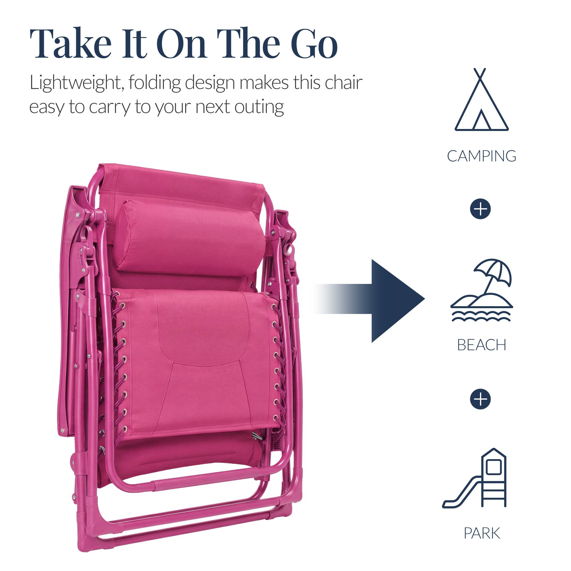 Take It On The Go

Lightweight, folding design makes this chair easy to carry to your next outing

CAMPING
BEACH
PARK